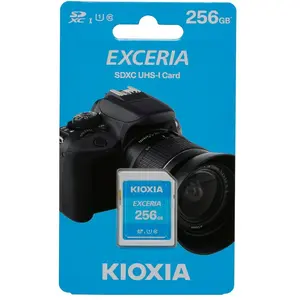 Kioxia EXCERIA - Carte mémoire flash - 256 Go - UHS-I U1 / Class10 - SDXC UHS-IVendu paramazon