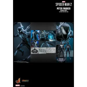 Comparateur de prix : Figurine Hot Toys VGM56 - Marvel's Spider Man 2 - Peter Parker Black S...