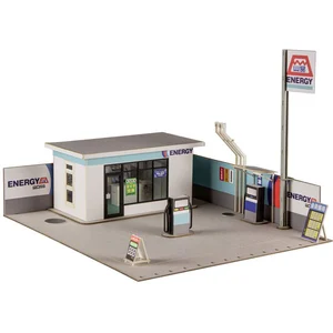 Plum Kits De Modèles Réduits Original Illustration 1/64 Paper 1/64 Gas Station 11 Cm Re-run pas cher