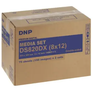 DNP Kit d'impression PD double face 20X30 pour DS820DX