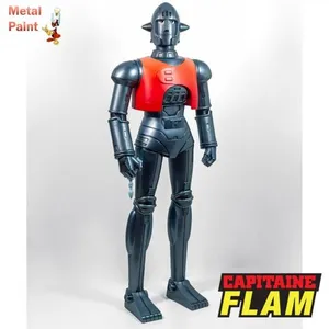 Comparateur de prix : HL Pro Figurine Capitaine Flam - Boite Fr Crag Metallic Paint Exclu 25cm