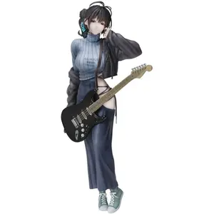 Union Creative Sentinel Juroku Illustration Statuette PVC Guitare MeiMei Dos Nu Robe 26 cmVendu paramazon