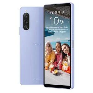 Comparateur de prix : Sony Xperia 10 V XQDC54C0V.EUK smartphone 15,5 cm (6.1") Double SIM Android 13 5G USB Type-C 6 Go 128 Go 5000 mAh Lavande