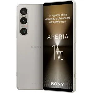 Smartphone Sony Xperia 1 VI 6,5" 5G Nano SIM 256 Go Argent Platine pas cher