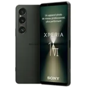 Sony Xperia 1 VI 5G 16,5 cm (6.5") Double SIM Android 14 USB Type-C 12 Go 256 Go 5000 mAh Vert, Kaki pas cher