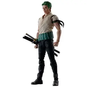 Comparateur de prix : ONE PIECE FIGURINE S.H. FIGUARTS RORONOA ZORO NETFLIX 14 CM BANDAI T