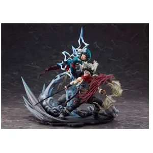 Goodsmile TOMY Takara My Hero Academia : Izuku Midoriya vs Stain Statue en PVC
