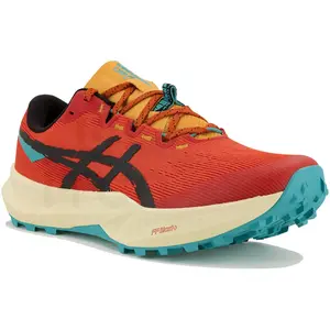 ASICS Fuji Lite 6 Chaussure Trail Hommes - Rouge , Noir, Pointure 42 pas cher