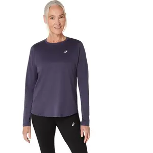 ASICS Core Longsleeve Maillot De Course Femmes - Bleu Gris, Taille LVendu parmade-in-paradis