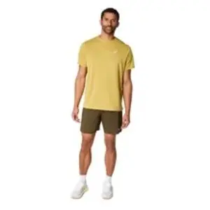 ASICS Core Tee Maillot De Course Hommes - Jaune Lemon, Taille S pas cher