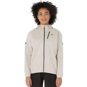 Comparateur de prix : Veste imperméable femme Asics Fujitrail Elite Blanc S 2012D202 - 100