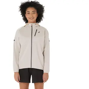 Comparateur de prix : Veste imperméable femme Asics Fujitrail Elite Blanc M 2012D202 - 100