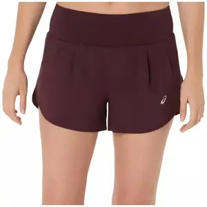 ASICS Road 3.5in Short De Running Femmes - Rouge Foncé, Taille L pas cher