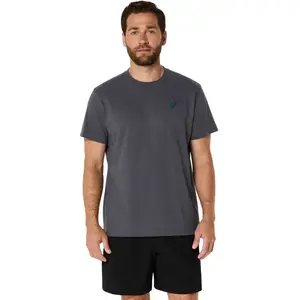 ASICS Road Graphic SS T-shirt Hommes - Gris, Taille XL pas cher
