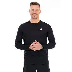 T-shirt ASICS Core manches longues noir intense - XXL pas cher