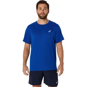 Comparateur de prix : T-shirt ASICS Core manche courte bleu électrique - M