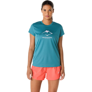 Asics T-shirt à Manches Courtes Fujitrail Logo pas cher
