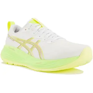 Chaussures ASICS Gel-Cumulus 27 blanc jaune femme - 44 pas cher