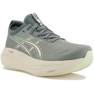 Chaussures ASICS GEL-Nimbus 27 gris blanc femme - 39.5 pas cher