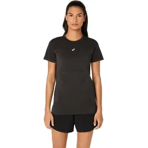T-shirt ASICS Road Seamless manches courtes noir femme - L