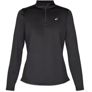 ASICS Core Winter 1/2 Zip Maillot De Course Femmes - Noir, Taille S pas cher