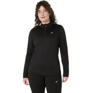 ASICS Core Winter 1/2 Zip Maillot De Course Femmes-Noir, Taille XS pas cher