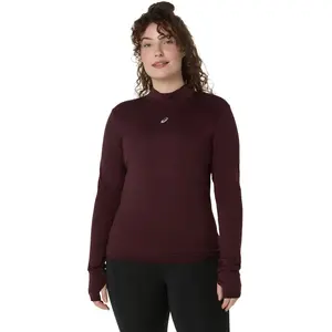 ASICS Road Winter Seamless Maillot De Course Femmes - Rouge Foncé, Tai... pas cher