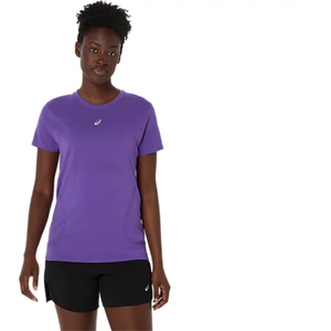 T-shirt ASICS Road Seamless manches courtes violet femme - L pas cher
