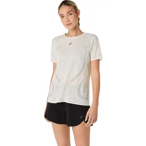 ASICS Metarun Maillot de course Femmes - crème, Taille XL pas cher
