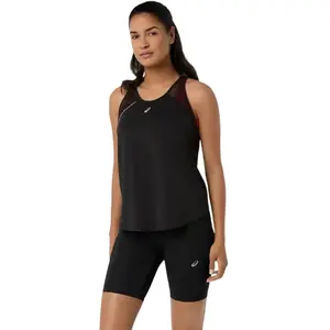 ASICS Road Maillot de course Femmes - noir, Taille XS pas cher