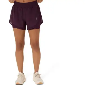 Asics Nagino Run 2 en 1 Vêtements femme Violet XL pas cher