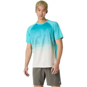 ASICS Road Ibuki  Maillot de course Hommes - turquoise, Taille S