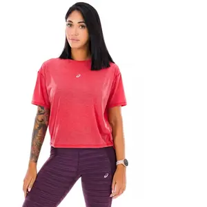 ASICS Nagino  Maillot de course - rouge, Taille XL pas cher