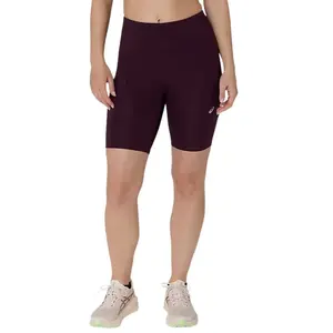 ASICS Road High Waist 8In  Collant de course Femmes - rouge vin, Taille M pas cher