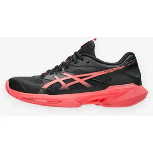 Chaussures de tennis terre battue femme, Solution Speed FF 4 noir rose