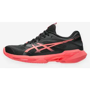 Chaussures de tennis terre battue femme, Solution Speed FF 4 noir rose