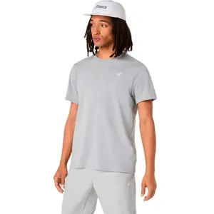 ASICS Spiral Embroidery Maillot de course Hommes-gris, Taille XXL pas cher