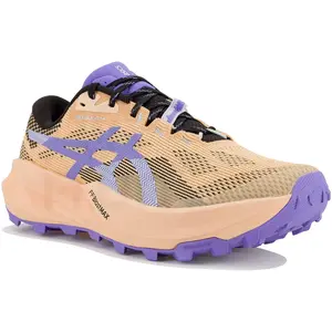 Chaussures ASICS Trabuco 14 orange violet femme - 35.5 pas cher