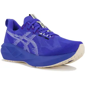 Chaussures ASICS Novablast 5 bleu ultra blanc femme - 35.5 pas cher