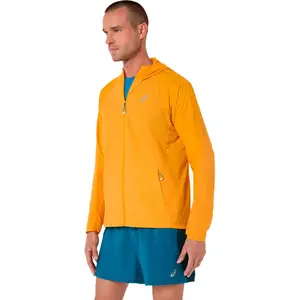 ASICS Road Packable Jacket Veste running Hommes-jaune, bleu, Taille XX... pas cher