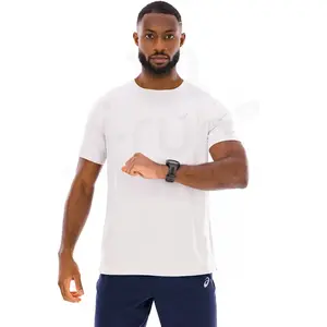 ASICS Core Maillot de course Hommes-gris clair, Taille XXL pas cher