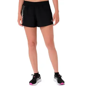 ASICS Metarun Split Short de running Femmes-noir, Taille XL pas cher