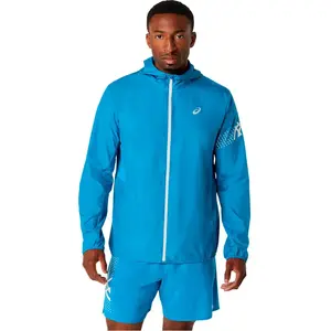 ASICS Icon Veste running Hommes-bleu, beige, Taille XL pas cher