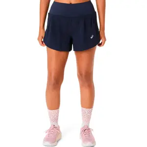 ASICS Road 3.5in Short de running Femmes-bleu foncé, Taille L pas cher