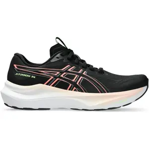 Chaussures de Running Femme, ASICS GT-2000 14 noir et rose pas cher