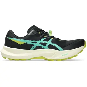 Chaussures ASICS Fuji Lite 6 noir vert bleu turquoise - 46.5 pas cher