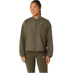 Comparateur de prix : ASICS Veste de running femme Nagino Run Adjustable olive | M