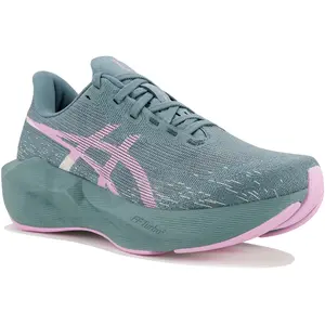 Chaussures ASICS Novablast 6 vert bleu rose femme - 39 pas cher