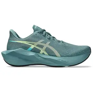 Chaussures ASICS Novablast 6 bleu gris jaune homme - 42 pas cher