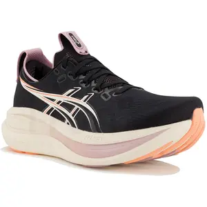 ASICS GEL-NIMBUS 28 Chaussure de running sans stabilisateurs Femmes - noir, lilas, Taille 40 pas cher